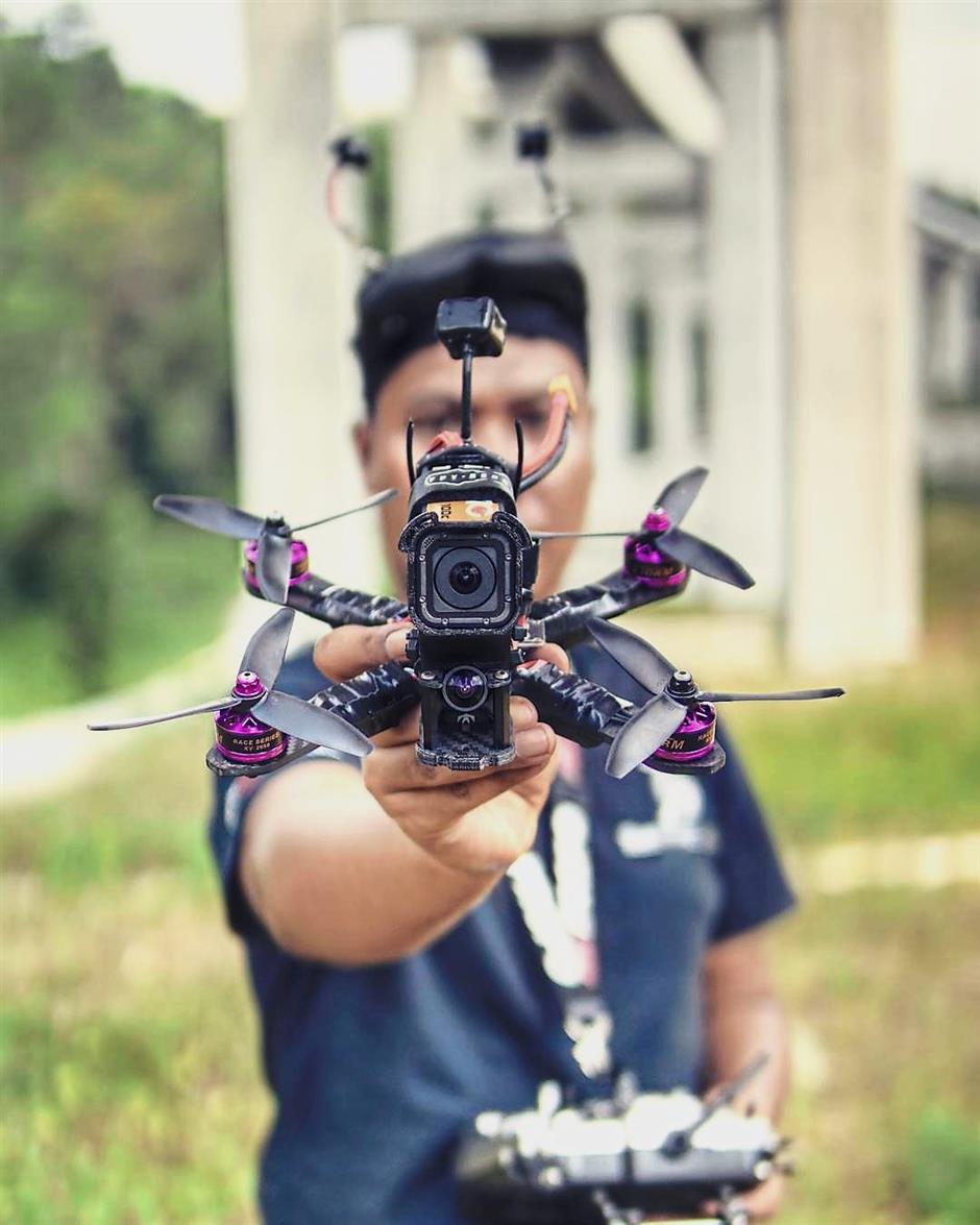 Mafitri was inspired to get into drone stunts by an Australian pilot who flew his drone in the jungle like a scene from Star Wars.