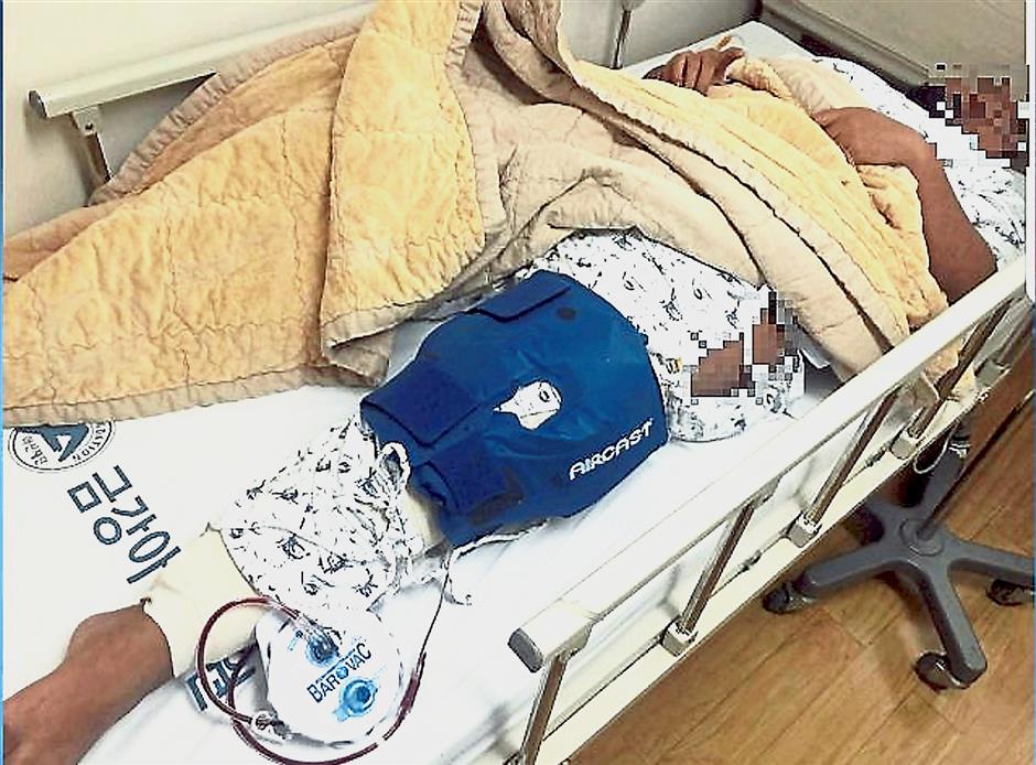 Malaysian Left In Pain For A Week In South Korea The Star - 