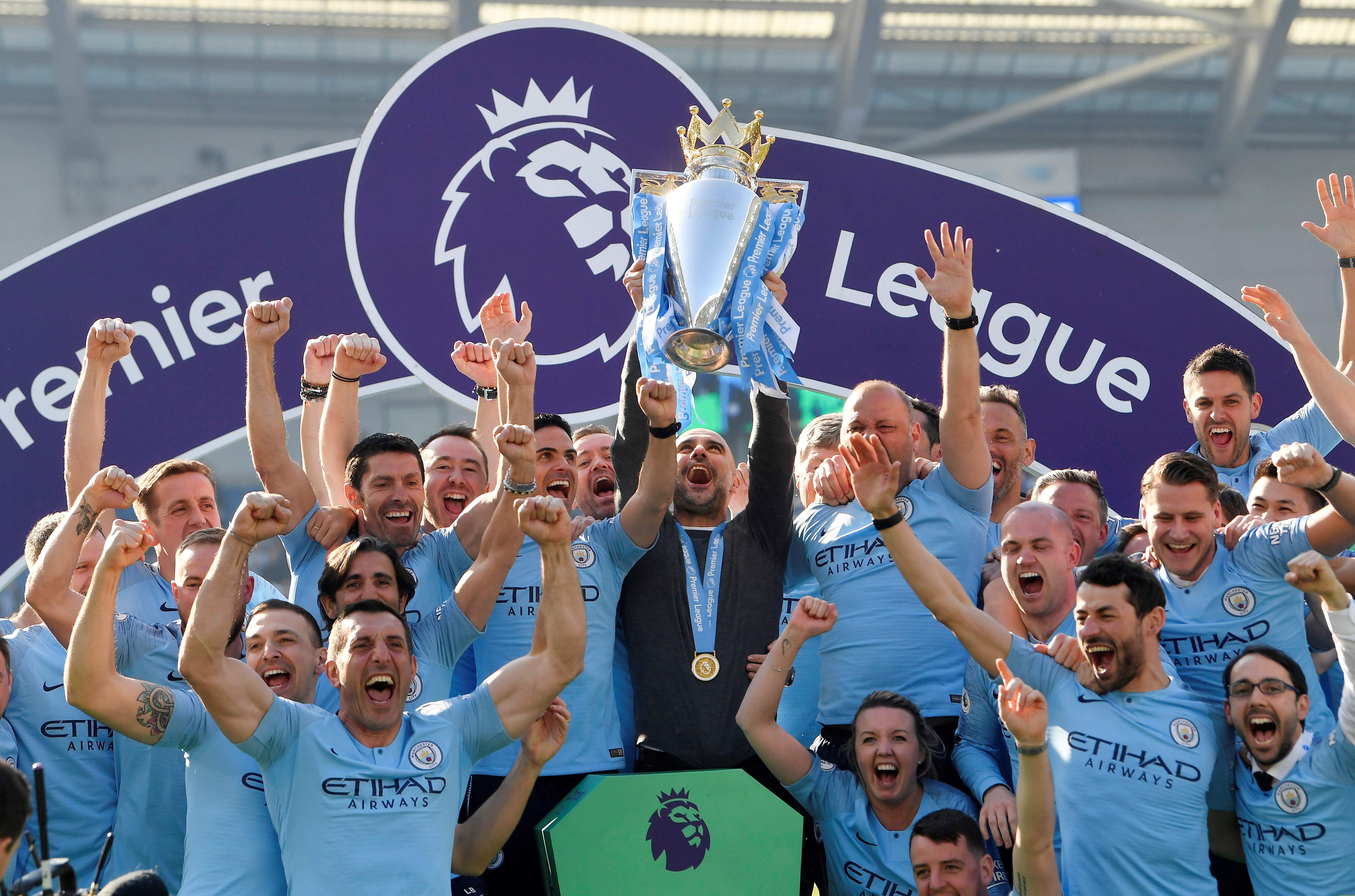 Ruthless Manchester City Survive Scare To Retain Title In Style - 