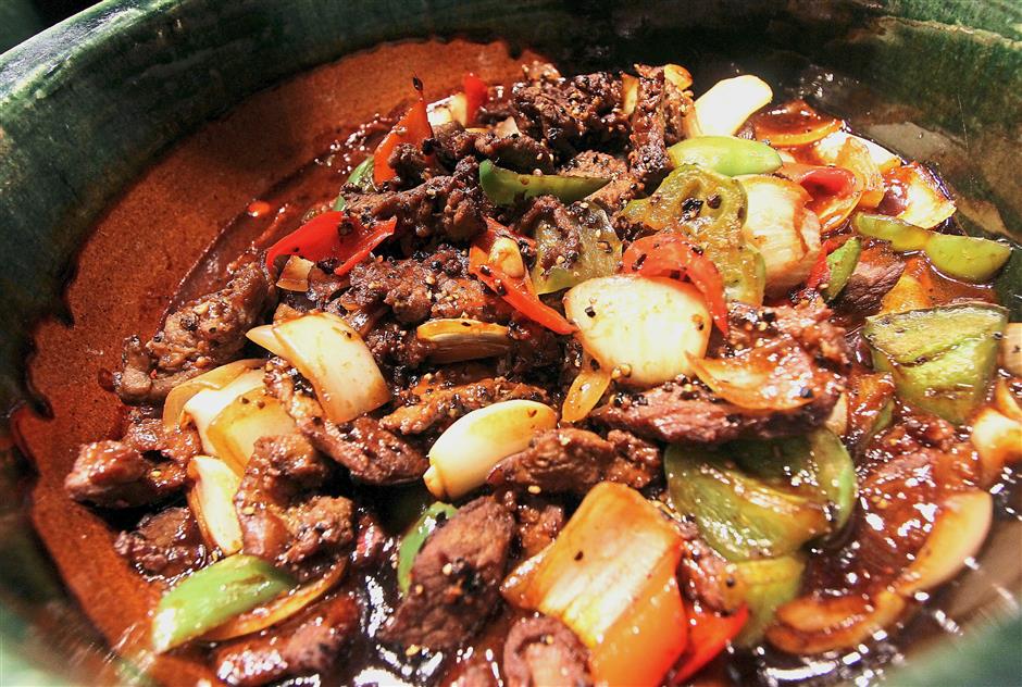 Daging Black Pepper at the Malay section.