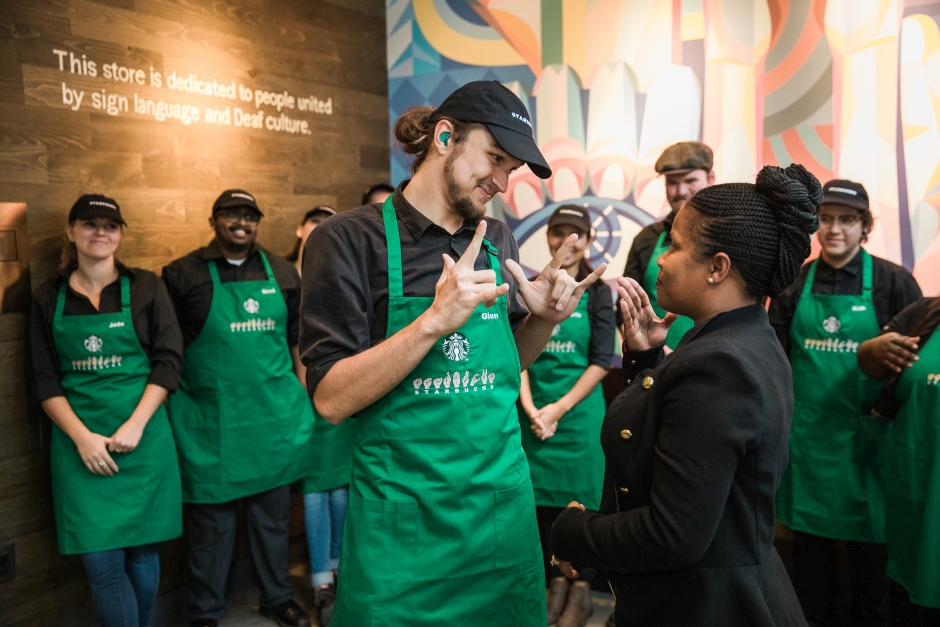 Starbucks Launches Sign Language Us Outlet Modelled After M Sian Store The Star