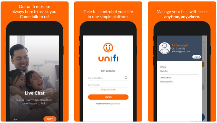 Mobile care@unifi