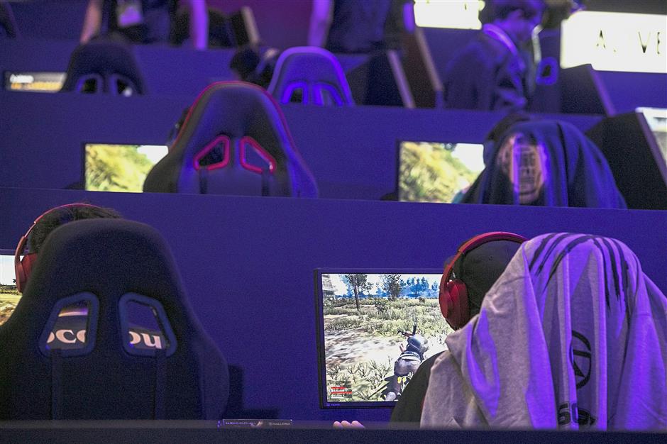 Participants playing in an e-sports competition in Chiba, Japan, in February. Hundreds of players faced off in the two-day competition for more than US300,000 (RM1.2mil) in prizes. – Bloomberg