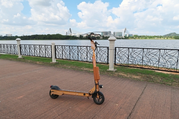 Neuron eScooters are available at various locations in Cyberjaya, and cost 20 sen a minute with an initial fee of RM1. ”” Neuron