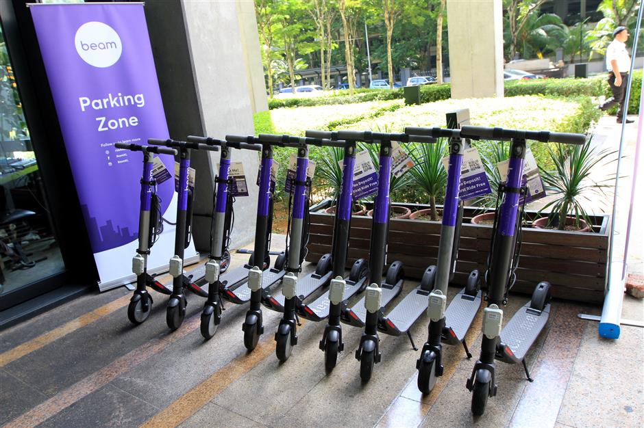 About 200 Beam E Scooters Now Available For Rent In Kuala Lumpur The Star