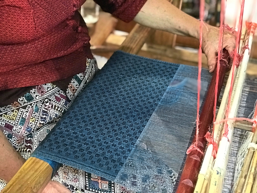 The weavers at Mulberries in Xiangkhoung, Laos, keep the art of traditional silk weaving alive for the next generation.