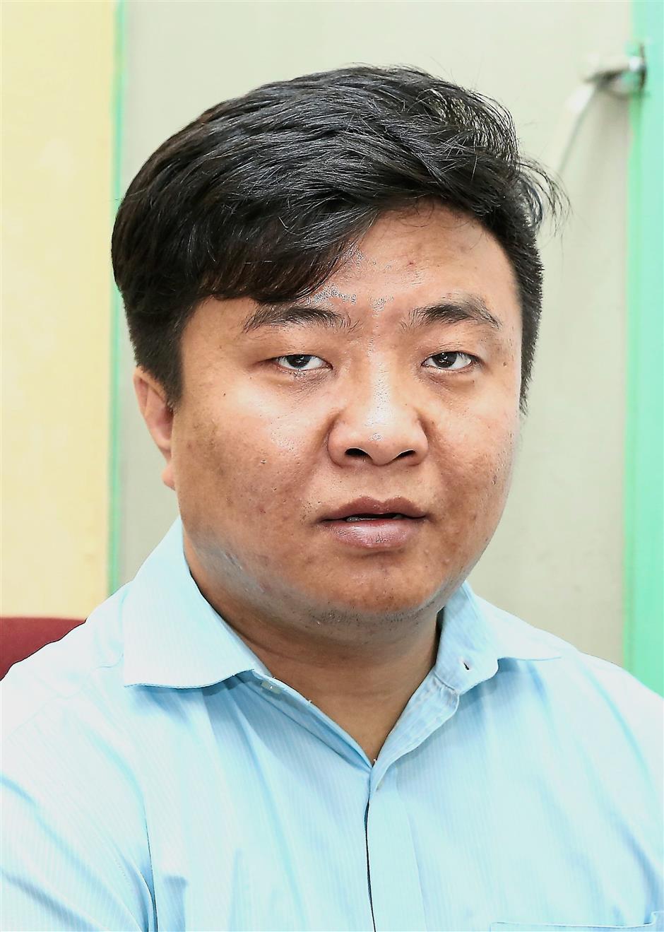 Alliance of Chin Refugees chairman Hau Khat Mung.