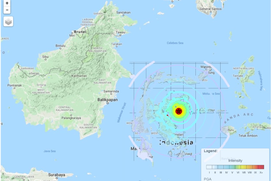 Strong 6 8 Quake Hits Off Eastern Indonesia Triggering Tsunami
