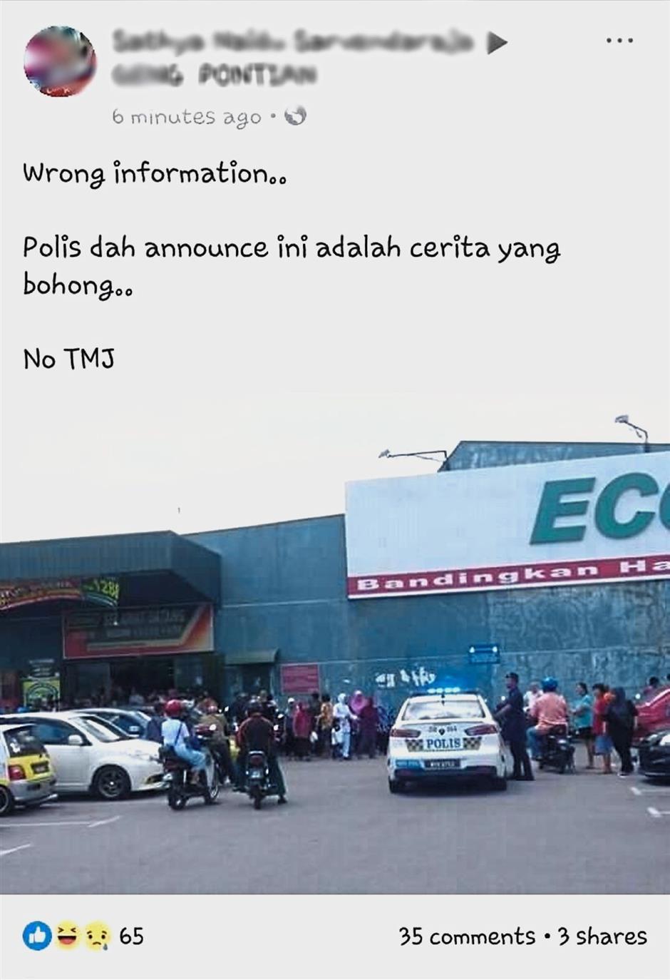 People are still waiting for the Sultan Johor apprearence from yesterday news.