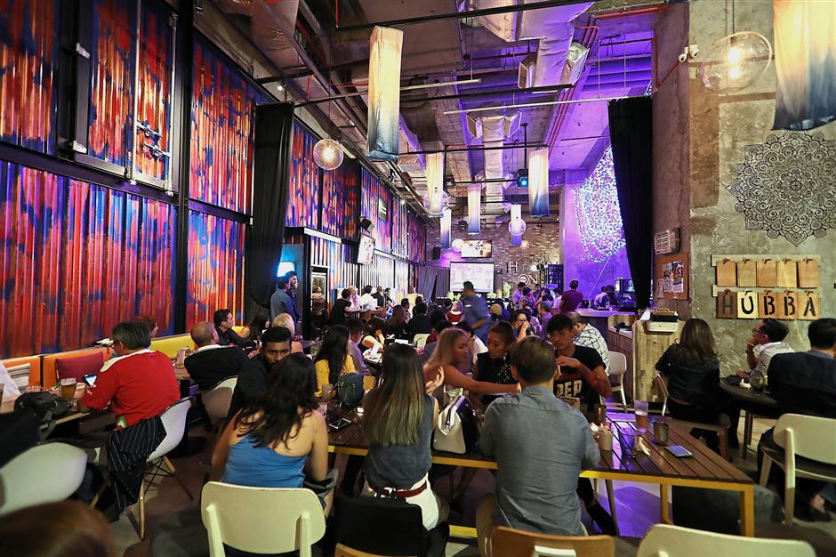 The interior has been refurbished with new tie-dye lighting and mandala designs.
