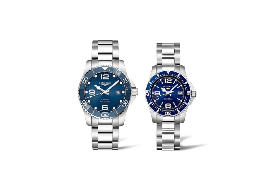 Combining technical excellence and traditional elegance, Longines Hydroconquest watches derive their inspiration from the fascinating world of aquatic sports.