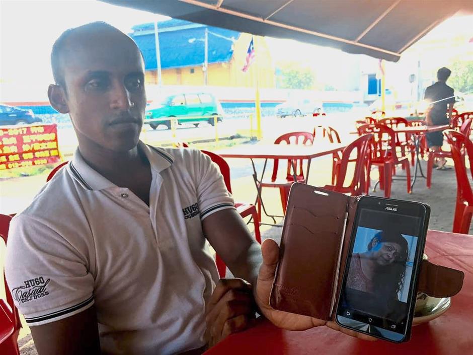 I’m a Malaysian: Chua, who is of mixed parentage, showing a photo of his Indian mother.