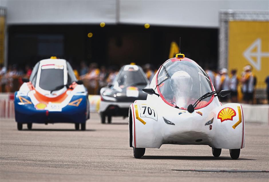 (Below) Team LH – EST, 701, from Lac Hong University, Vietnam, competing under the Urban Concept – Battery Electric category on the final day of the event.