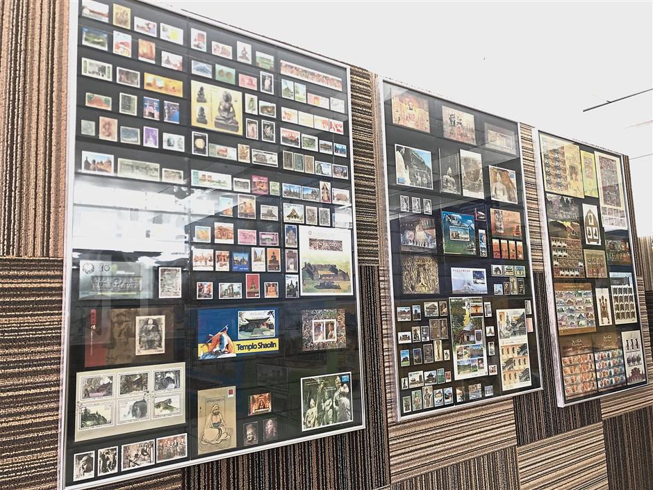 Leong’s vast collection of stampsthat are categorised into different themes are now on display at the World Buddhist Stamps Gallery at YBMM’s headquarter in Seang Teik road, George Town.