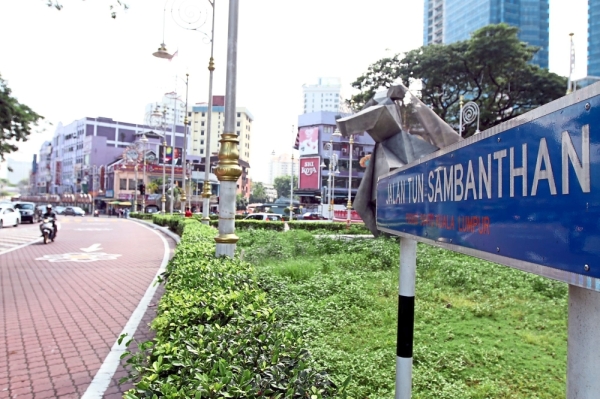 No reason to change Jalan Tun Sambanthan's name  The Star