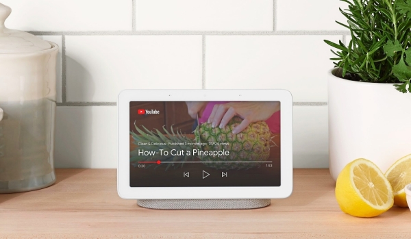The Google Hub is a handy addition to the kitchen as you’ll be able to watch videos.