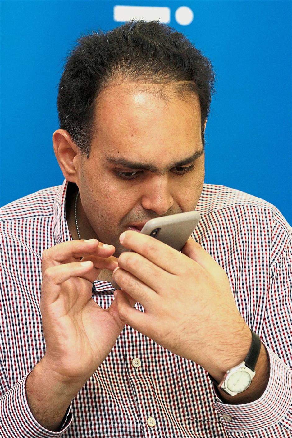 Saqib’s vision for the future is to build spectacles with the features of the app.