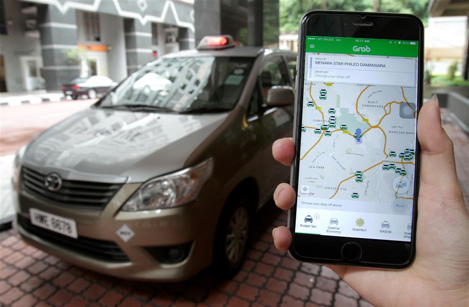 Grab app and taxi for 45@45 Giveaways