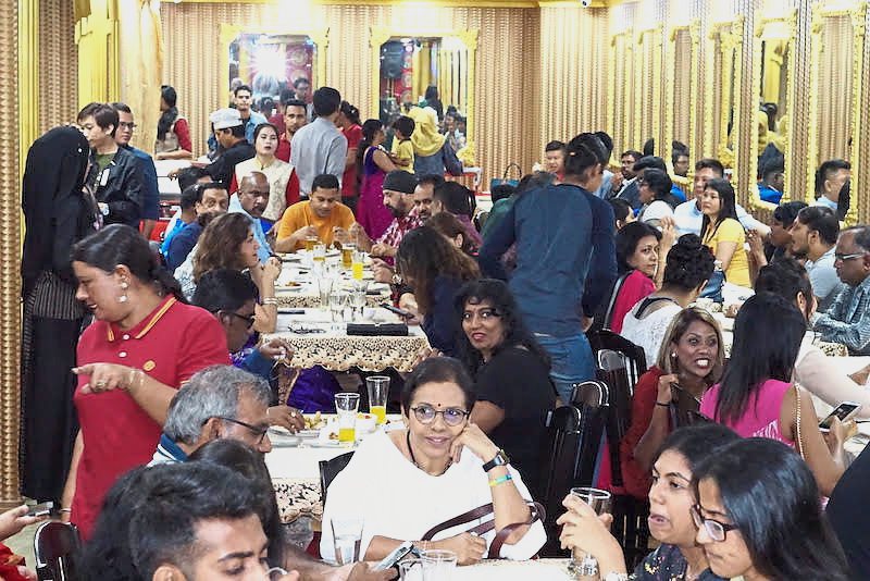 Guests savouring the North Indian fare at Kitchen King’s recent opening.