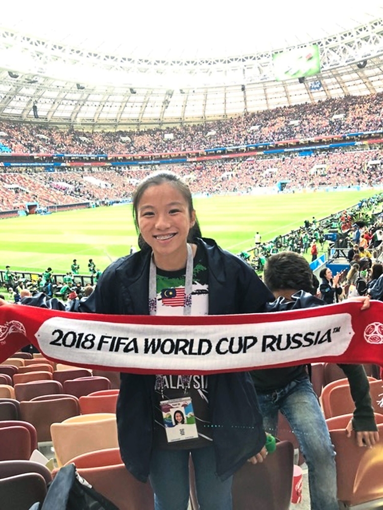 Hoh had a once in a lifetime experience in Russia.