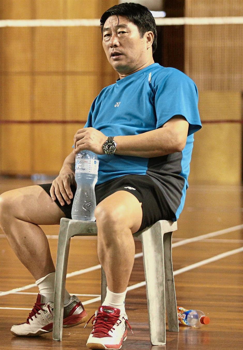 It’s time to go: Zhou Kejian tendered his resignation as badminton singles coach yesterday.