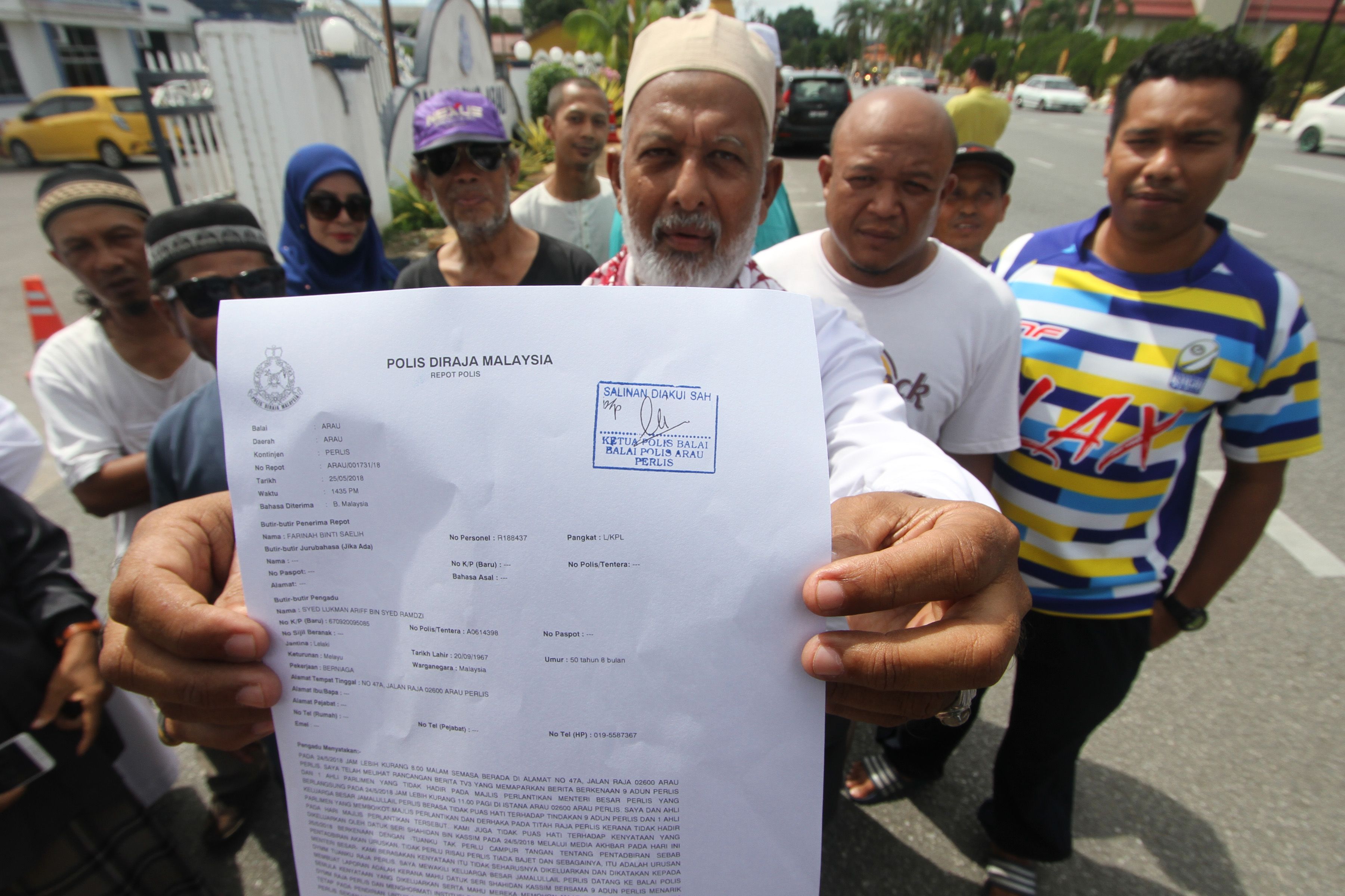 Perlis Royal Family Urges Shahidan To Apologise Lodges Police Report Against Him The Star