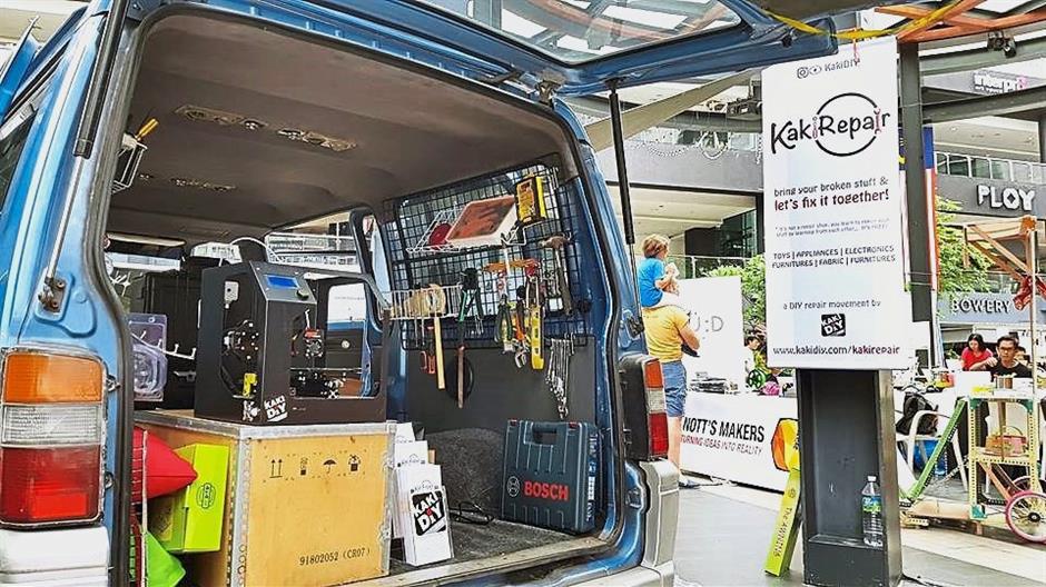 KakiDIY will be reaching out to wider communities using their MakerVan, a makerspace on wheels.