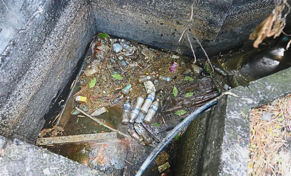 ^ The dirty sewage drain behind one of the food courts in Bayan Lepas.