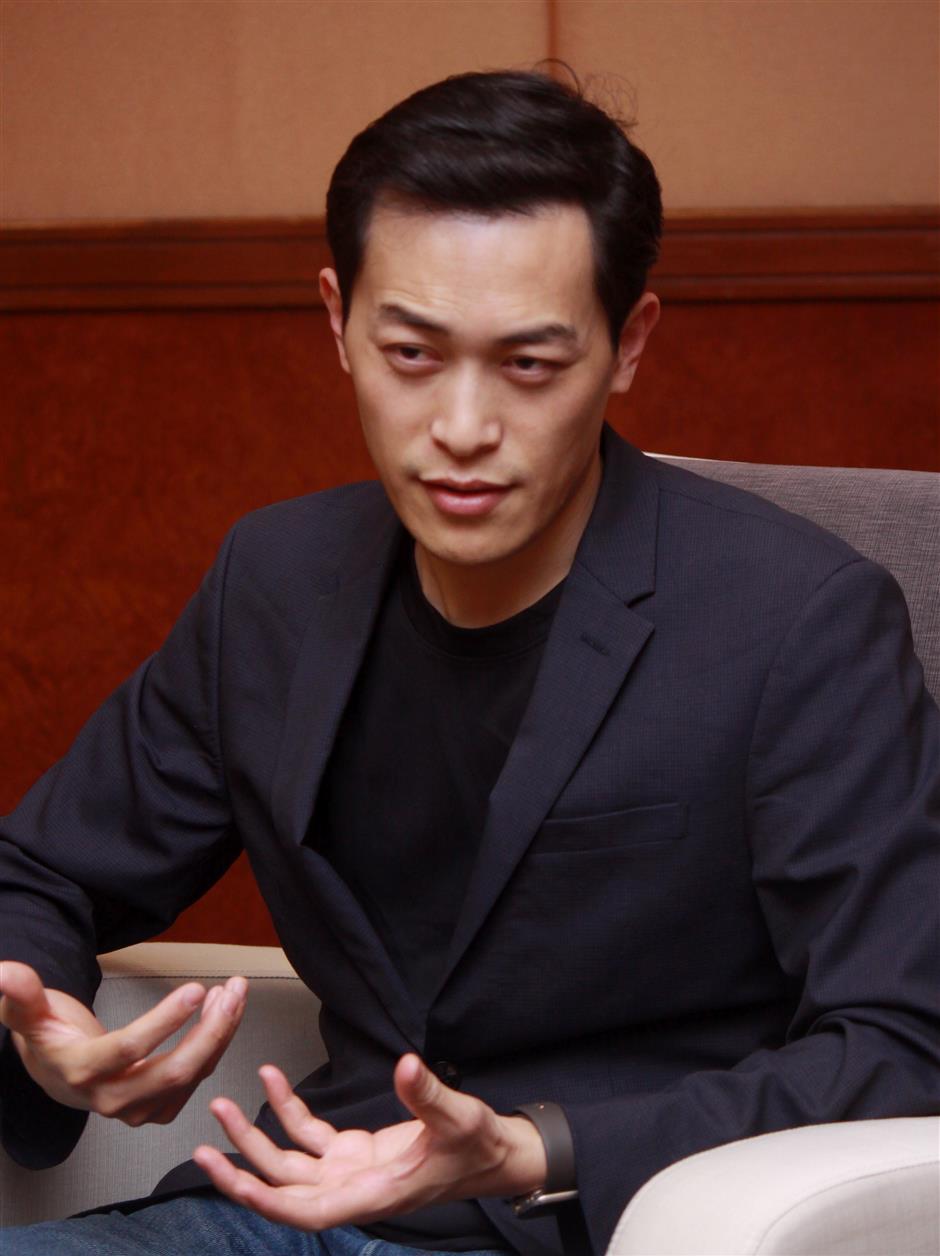 Blockchain expert Hu Dong speaking on the subject ahead of WeMerges Blockchain Conferences.INTAN SYUHADA/THE STAR.