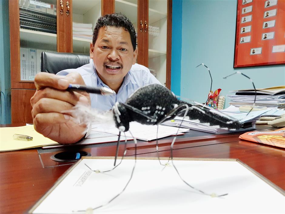 Azmi says in the first two months of this year 230 cases of dengue fever were recorded in schools in Klang.