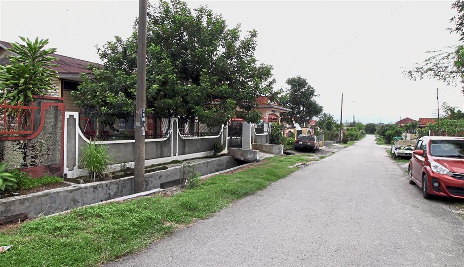The clean environment in the village is evident.