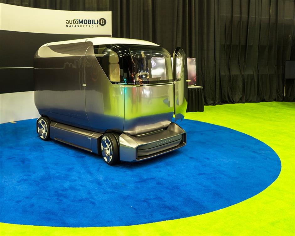 Robot Mail Delivery Trucks Developed In Detroit Ready For China Us - 