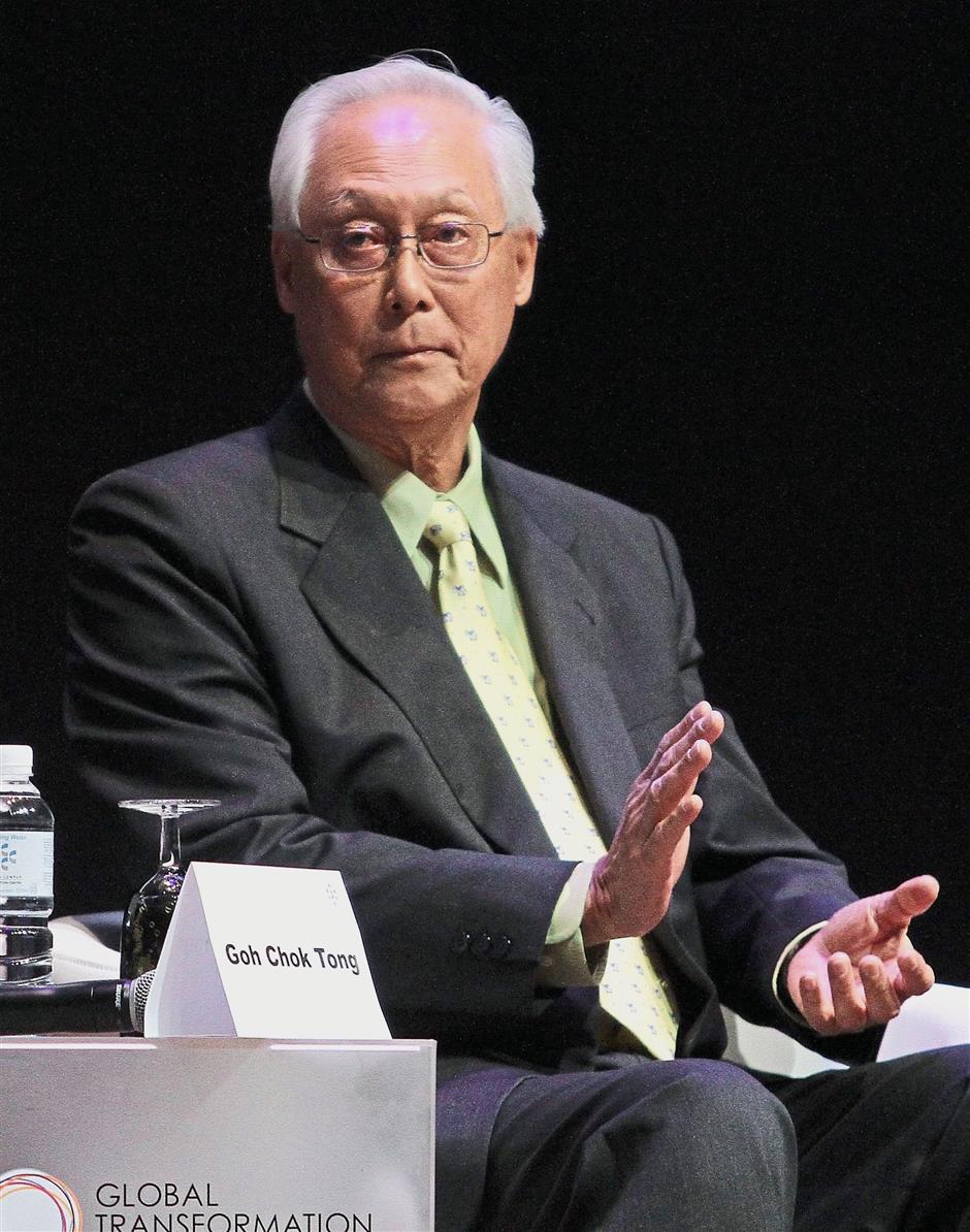 Life priorities: ‘When you’re 80 and one full term means stretching till you are 85, you got to ask yourself, are there other priorities in your life?’ – Goh on whether he will stand in the next general election.
