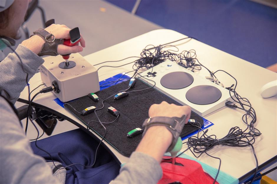 Microsoft unveiled the Adaptive Controller this week but doesn’t have a specific public release date yet, beyond “later this year.” (Paul Trantow/Microsoft)