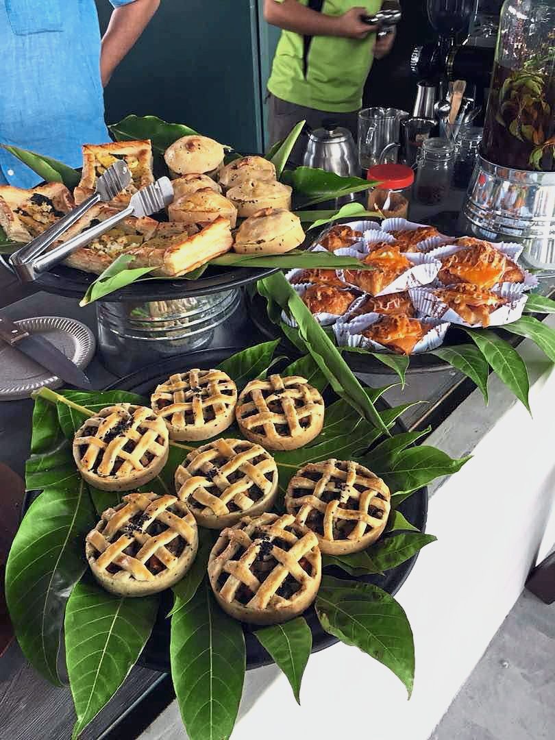 Pastries sold at the Edible Park cafe.