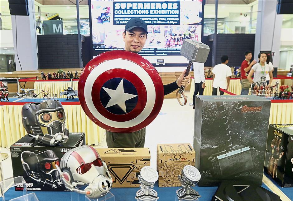 Marvel superheroes fan shows off his collection | The Star