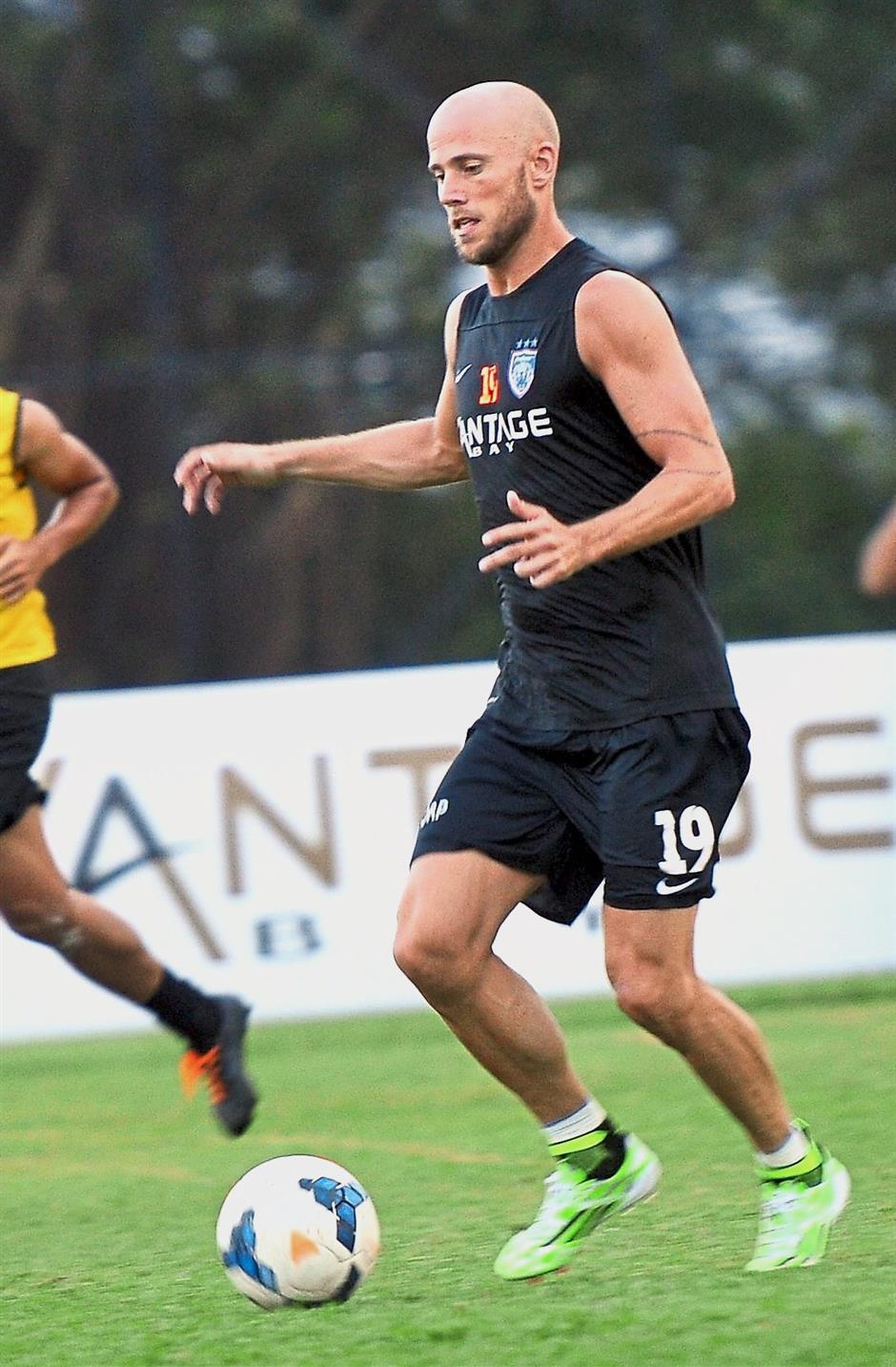 Impressive feat: Luciano Figueroa joined Johor Darul Ta’zim in December 2013 and went on to score 23 goals in 36 appearances in all competitions.
