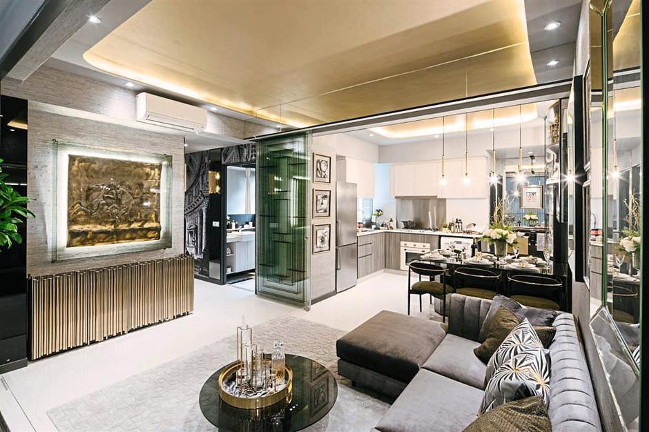 Gem Residences’ practical layout maximises living areas by focusing on mindful designs with flexible sliding doors and fittings that smartly utilise space and are practical for small families.