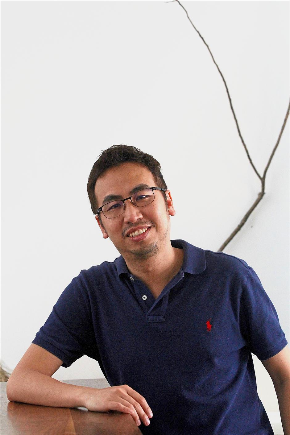 Raising leaders: Mah hopes to train his employees to look into the growth of the firm.