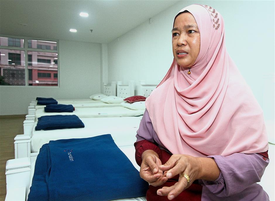 Noormah sharing her thoughts and experience at the IJN-TNB dormitory.