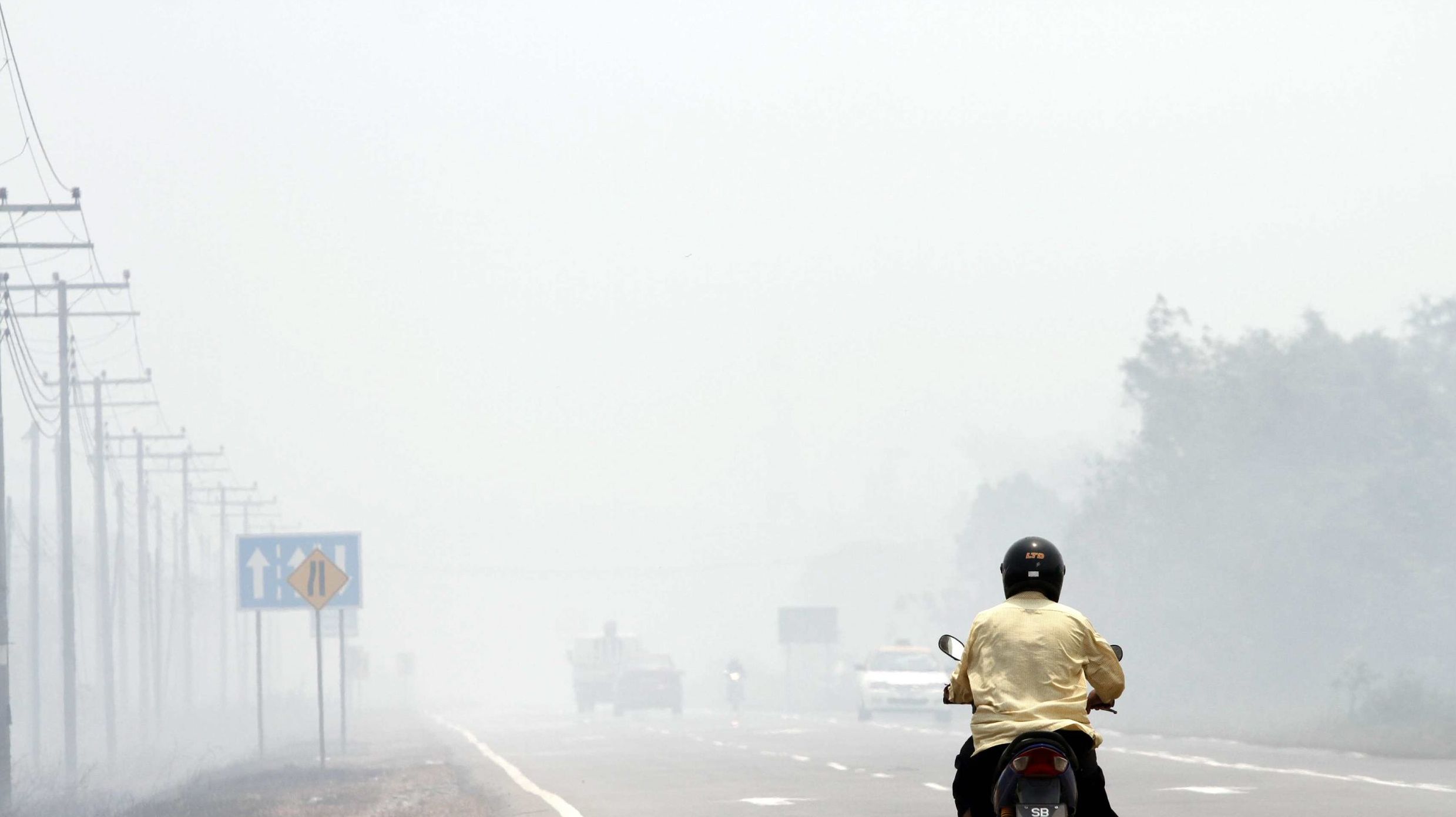 Haze Hits Kota Kinabalu Api Reading At 143 The Star