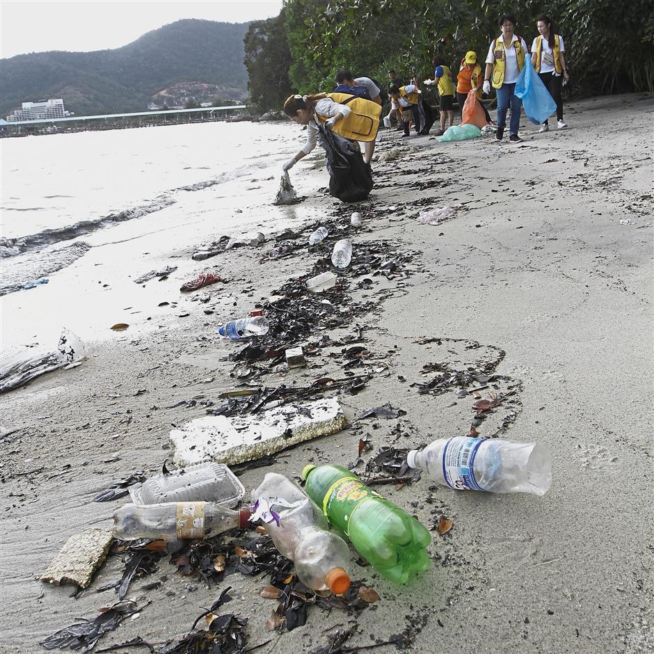 Seafront cleaned up during Lions Club plogging activity | The Star