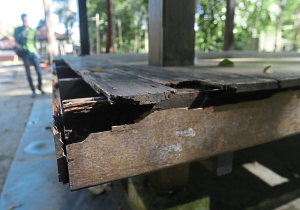Some of the facilities are found to be in poor condition at the state park.