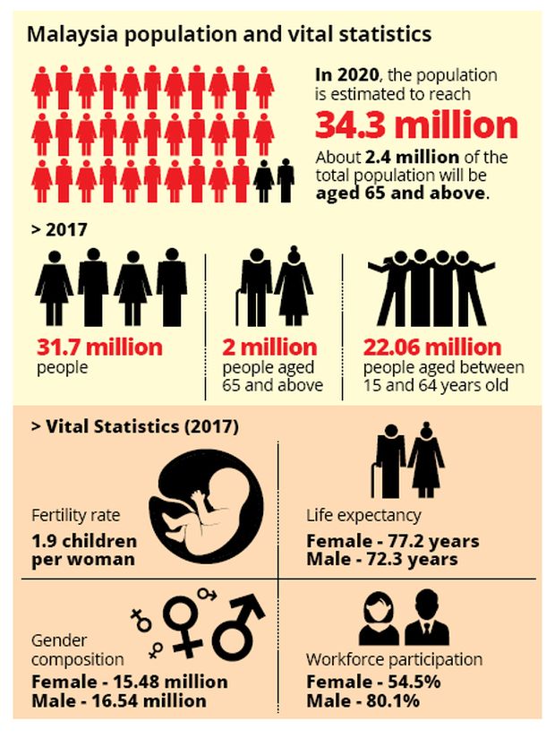 Malaysia To Become Ageing Population By 2020 The Star