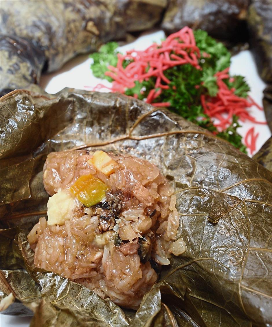 Steamed Eight Treasure Glutinous Rice.