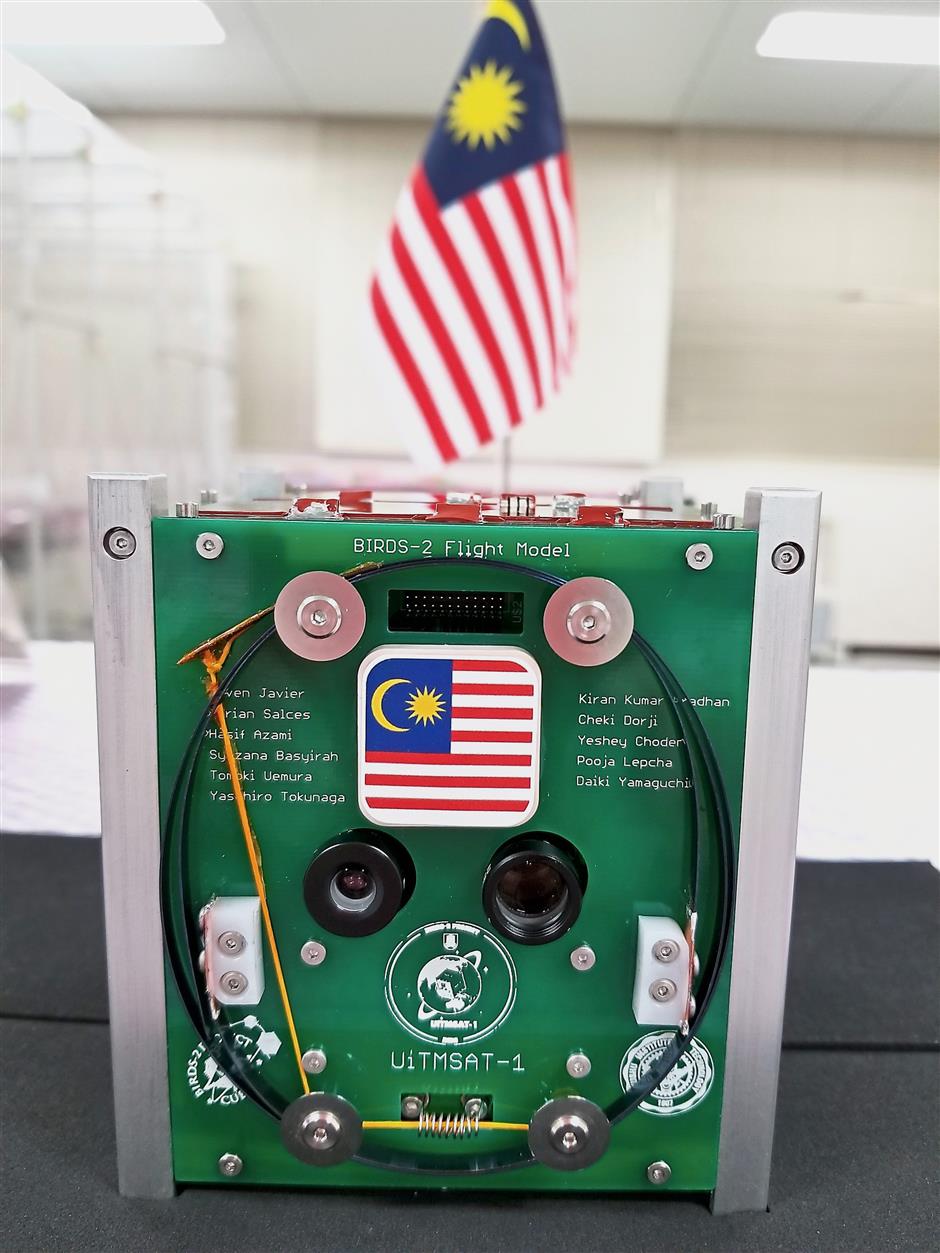 The UiTMSAT-1 nanosatellite will be deployed into orbit in August from the International Space Station.